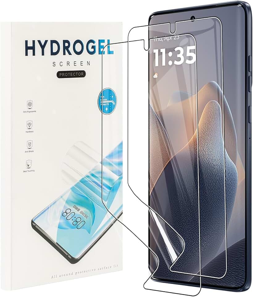 MEMELOKA Schutzfolie für Motorola Edge 60 Fusion/Edge 60 PRO/Edge 60, [2 Stück] HD Anti-Kratzer Flexible Weiche TPU Folie, Hohe Empfindlichkeit und Blasenfreier Displayschutz