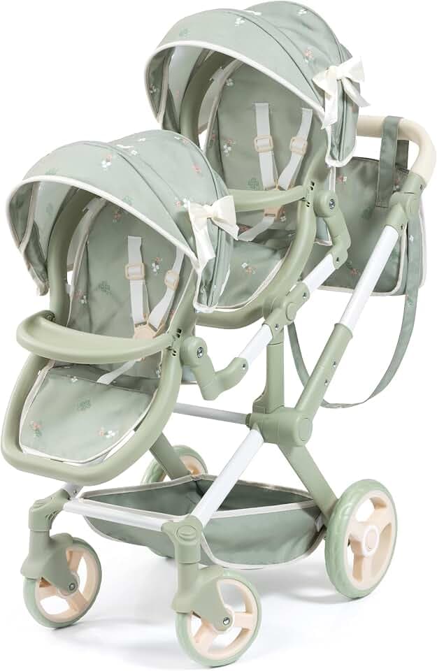 Bayer Design Zwillingspuppenwagen Twin XEO mit Tasche und Sonnendach