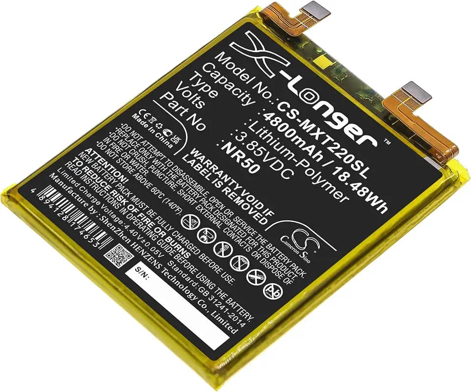 TCTK Akku 4800mAh Kompatibel mit [Motorola] Moto Edge X30, Moto Edge X30 5G 2021, XT2201-2 Ersetzt NR50 FBA