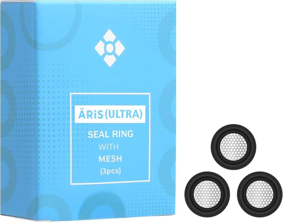 WOLKENKRAFT ÄRiS (ULTRA) Dichtungsringe mit Sieb | Set mit 3 Stück