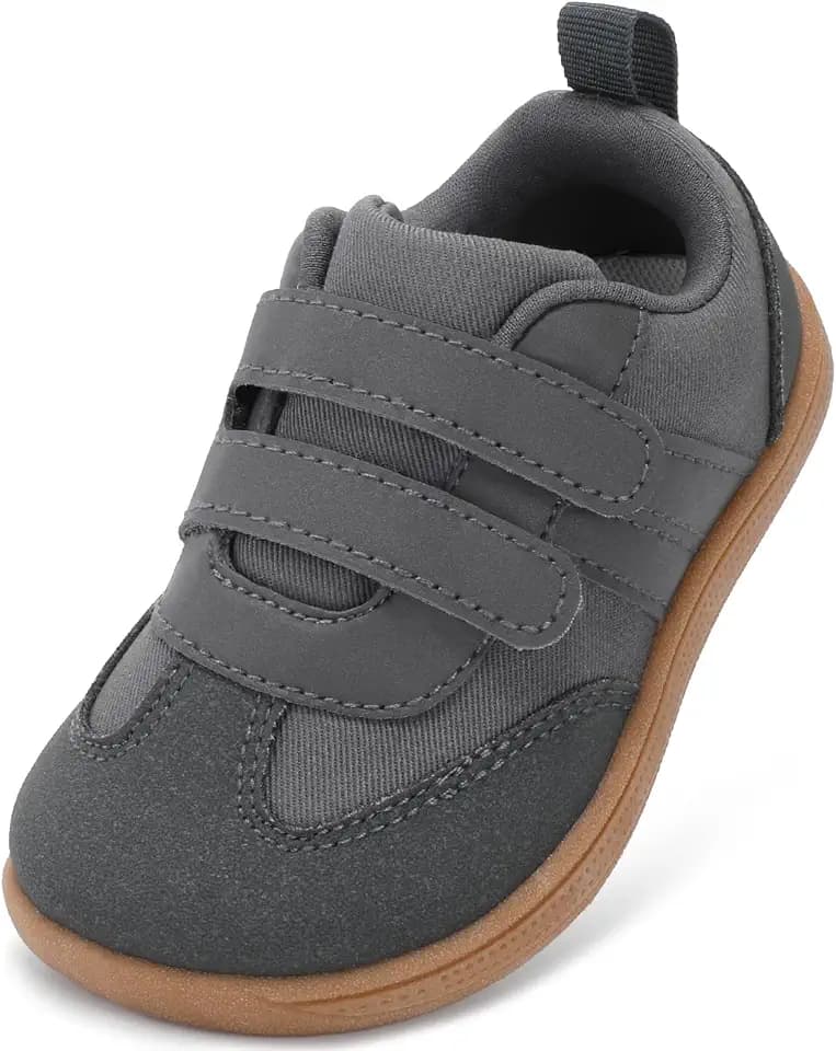 STQ KIDS Toddler Wide Toe Box Shoes Barefoot Sneakers