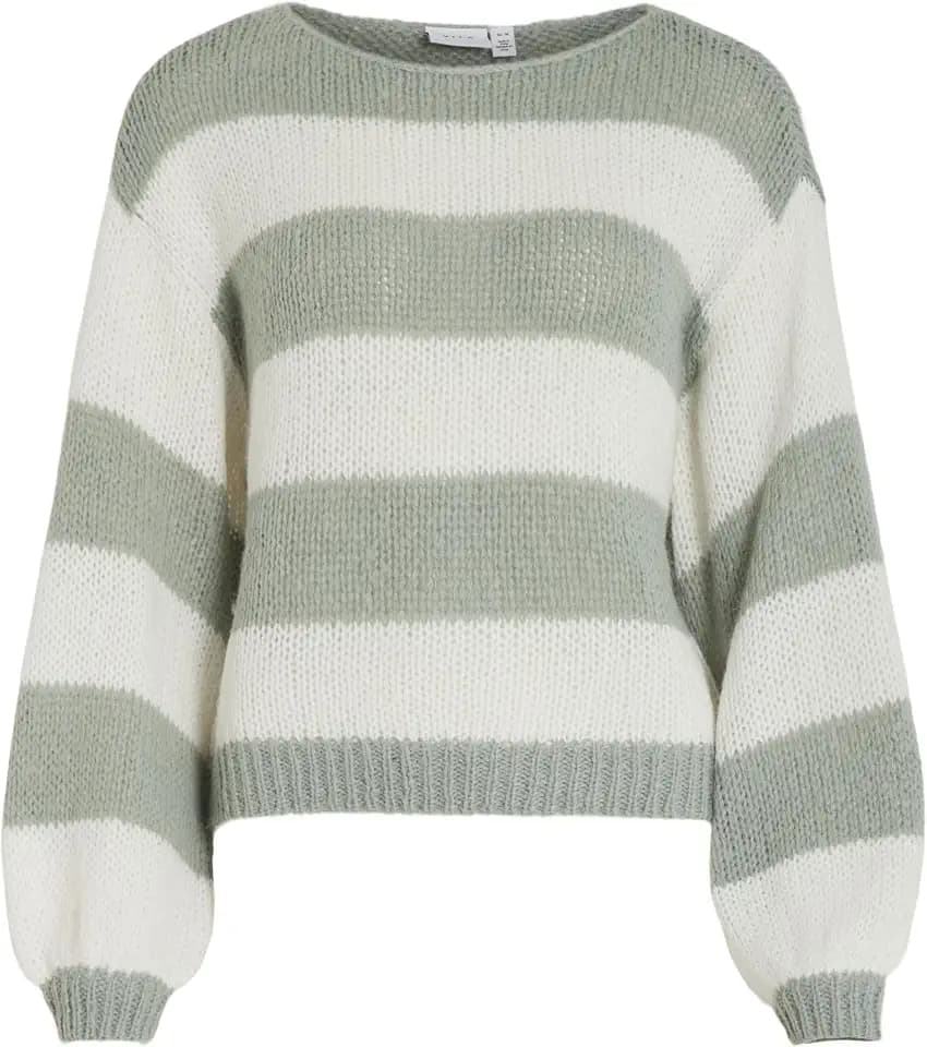 Vila Female Strickpullover Gestreifter
