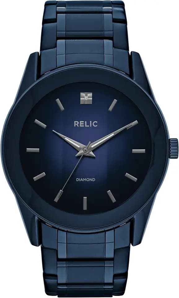 RELIC by Fossil Men's Rylan Stainless Steel and Diamond Accent Watch