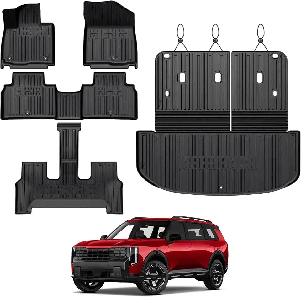 Floor Mats for 2027 Kia Telluride Gas 7/8-Seat Accessories