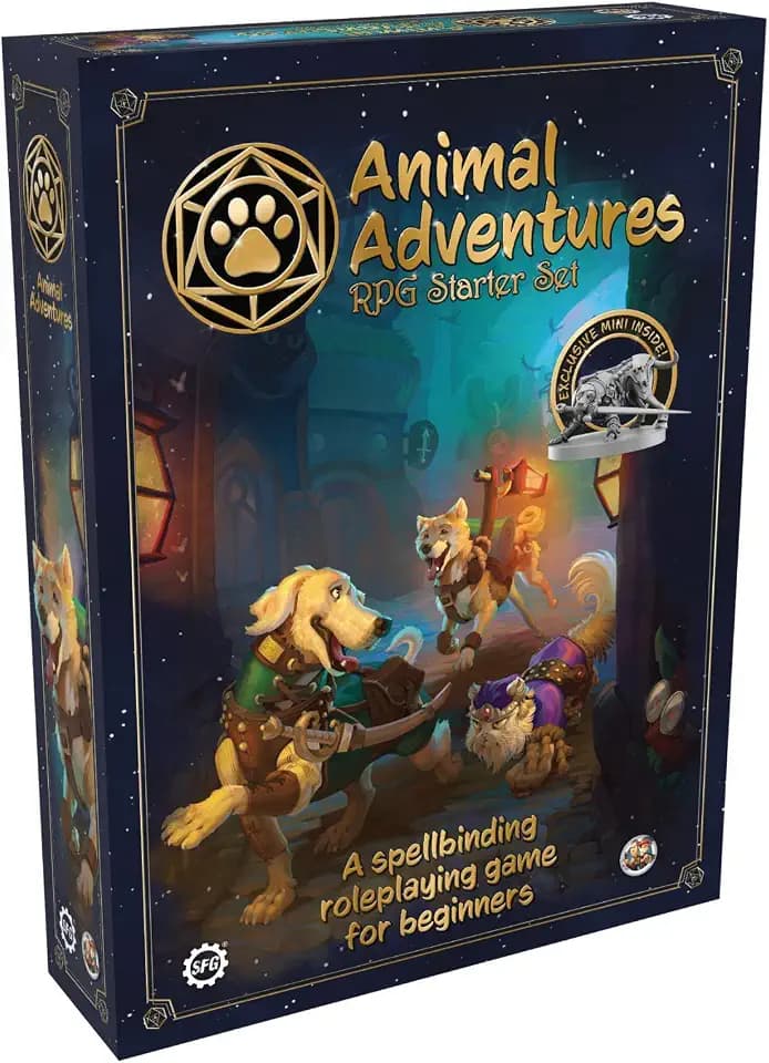 Steamforged Games Adventires SFAA-SS - Steamforged Games Adventures - Rollplaying Game Starter Set English Version - Einzelstück - Box-Size - Merhfarbig.