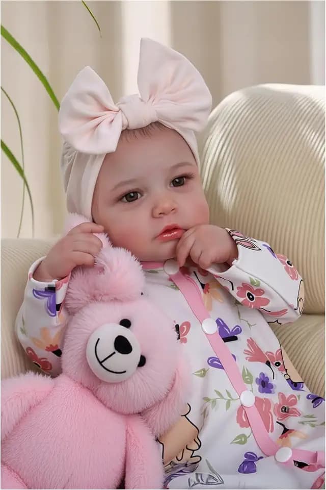BABESIDE Reborn Baby Dolls - 20 Inch Cute Soft Vinyl Realistic Baby Doll
