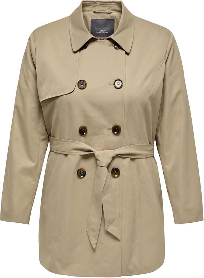 ONLY Carmakoma Damen Carvalerie Trenchcoat Otw Noos Carvalerie Trenchcoat Otw Noos (1er Pack)
