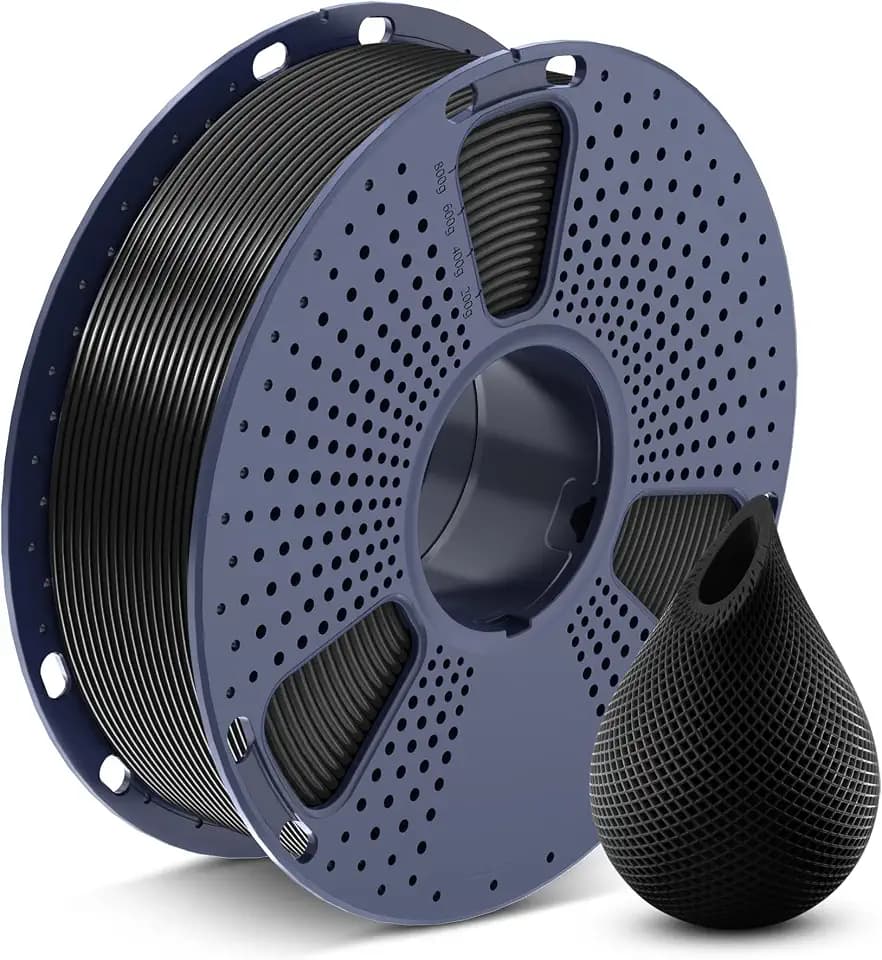 SUNLU PETG Filament 1.75 mm, 3D Drucker Filament PETG Schwarz 1KG