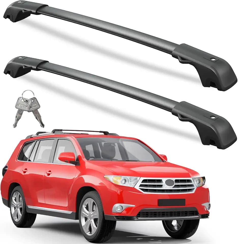 Wonderdriver 300lbs Roof Rack Cross Bars for Toyota Highlander 2008-2013
