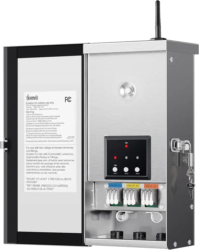 DEWENWILS 300W Wi-Fi Low Voltage Landscape Transformer 2.4GHz ONLY