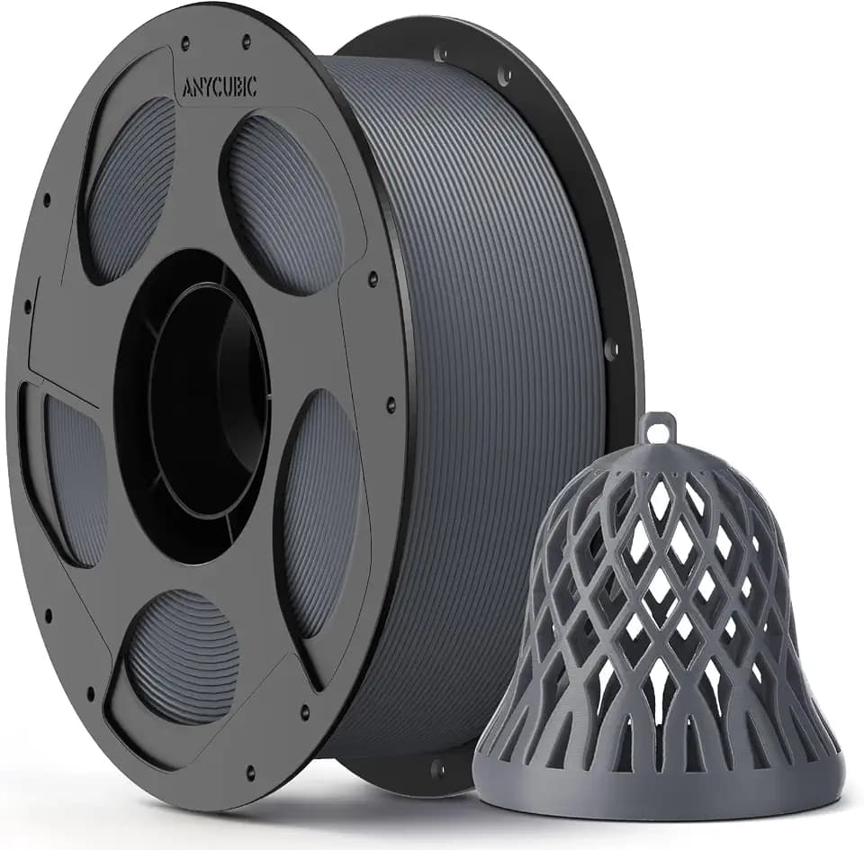 ANYCUBIC Refill PLA und Spool Kit Textur Grau, Für die meisten 3D Drucker