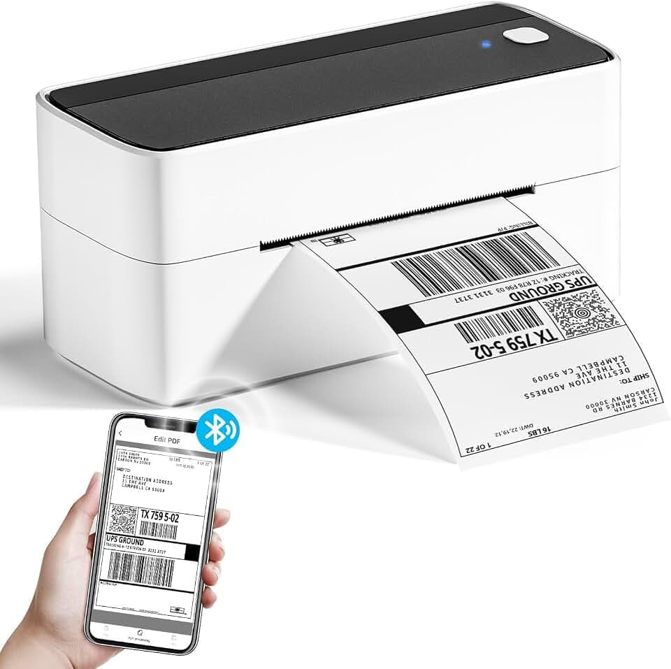 Phomemo Bluetooth DHL Etikettendrucker, Label Printer 4x6 Thermodrucker