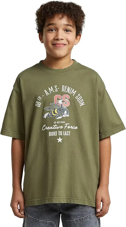 G-Star Jungen Boys Oversized T-Shirt T-Shirt (1er Pack)