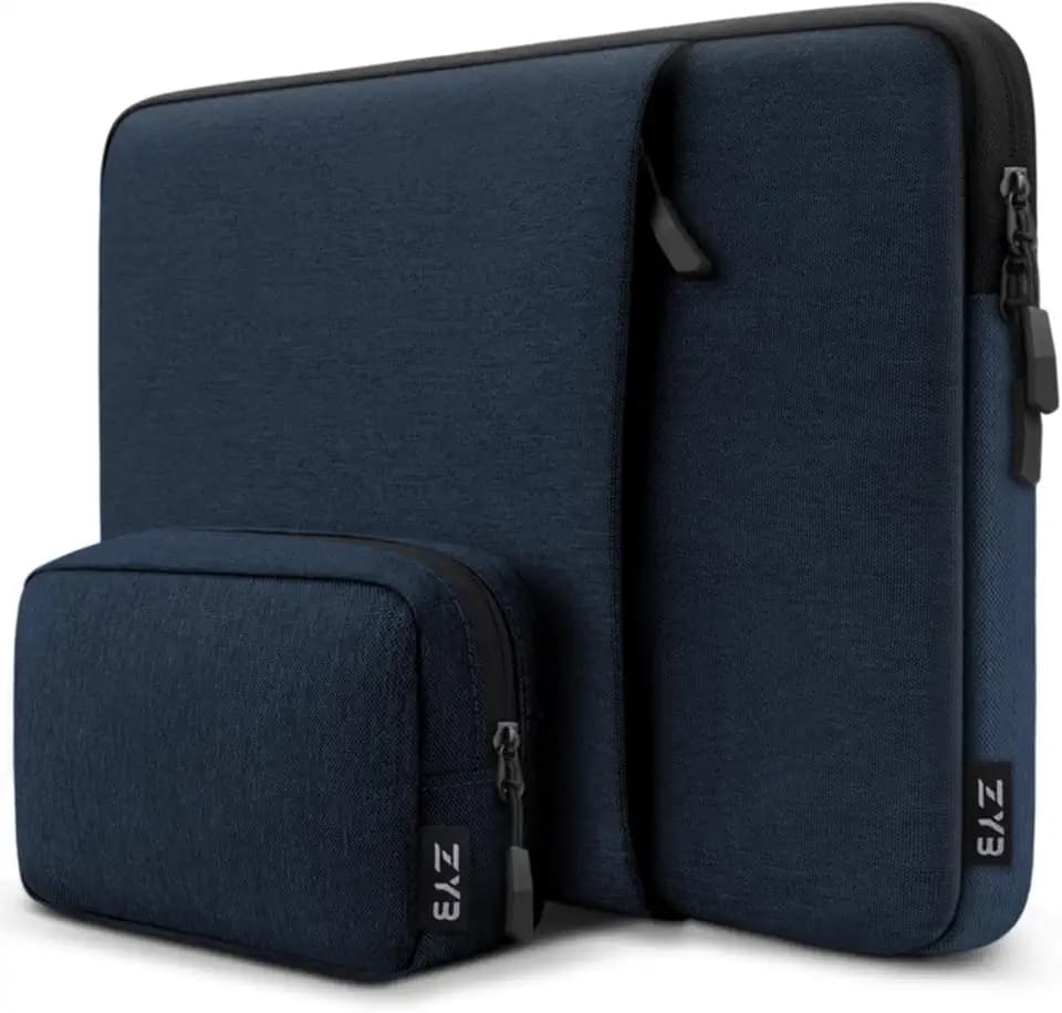 ZYB Laptop Case 16 Inch,16 Inch Laptop Sleeve for 16 Inch Notebook MacBook Pro 16 Lenovo ThinkBook/IdeaPad/ThinkPad HP Dell Acer ASUS etc Waterproof Computer Sleeve with Pocket & Accessory Bag-Blue