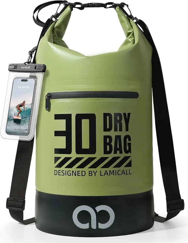 Lamicall Dry Bag Waterproof Backpack with Phone Pouch 5L/10L/20L/30L/40L
