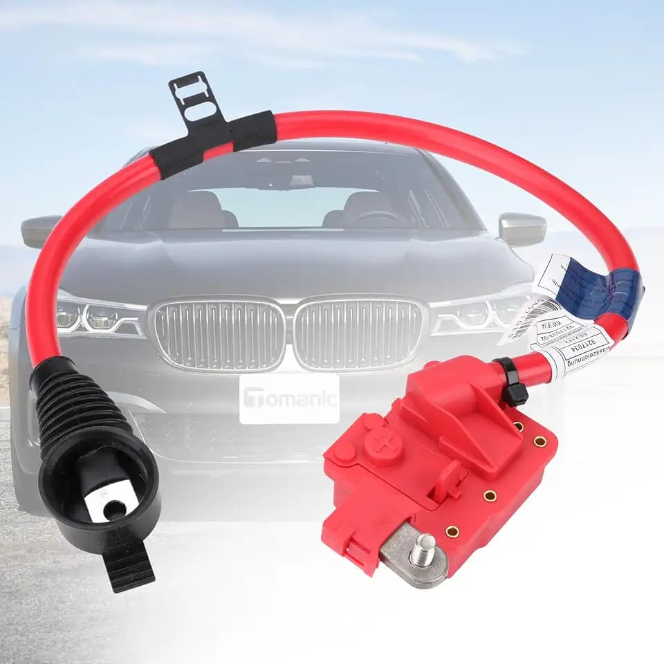 61129217033 Battery Positive Terminal Cable (Plus Pole) Compatible with BMW 740i/740Ld/740Li/750i/750Li/760Li/Alpina B7 OEM Replacement, Consistent Performance to Ensure Vehicle Starts Smoothly