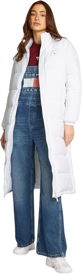 Tommy Jeans Damen Daunenmantel Maxi Essential Puffer Knielang