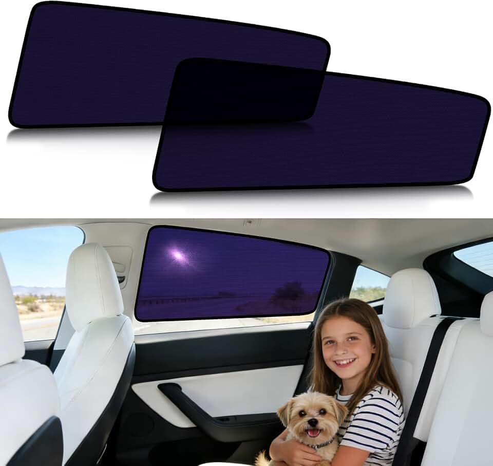 ZATOOTO Tesla Model 3 Car Window Shade 2018-2026, Block Harsh Sunlight