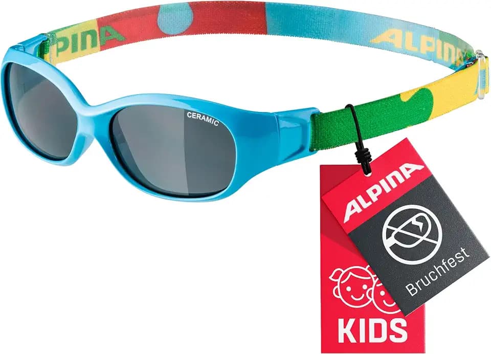 ALPINA FLEXXY KIDS - Flexible und Bruchsichere Sonnenbrille Mit 100% UV-Schutz Für Kinder