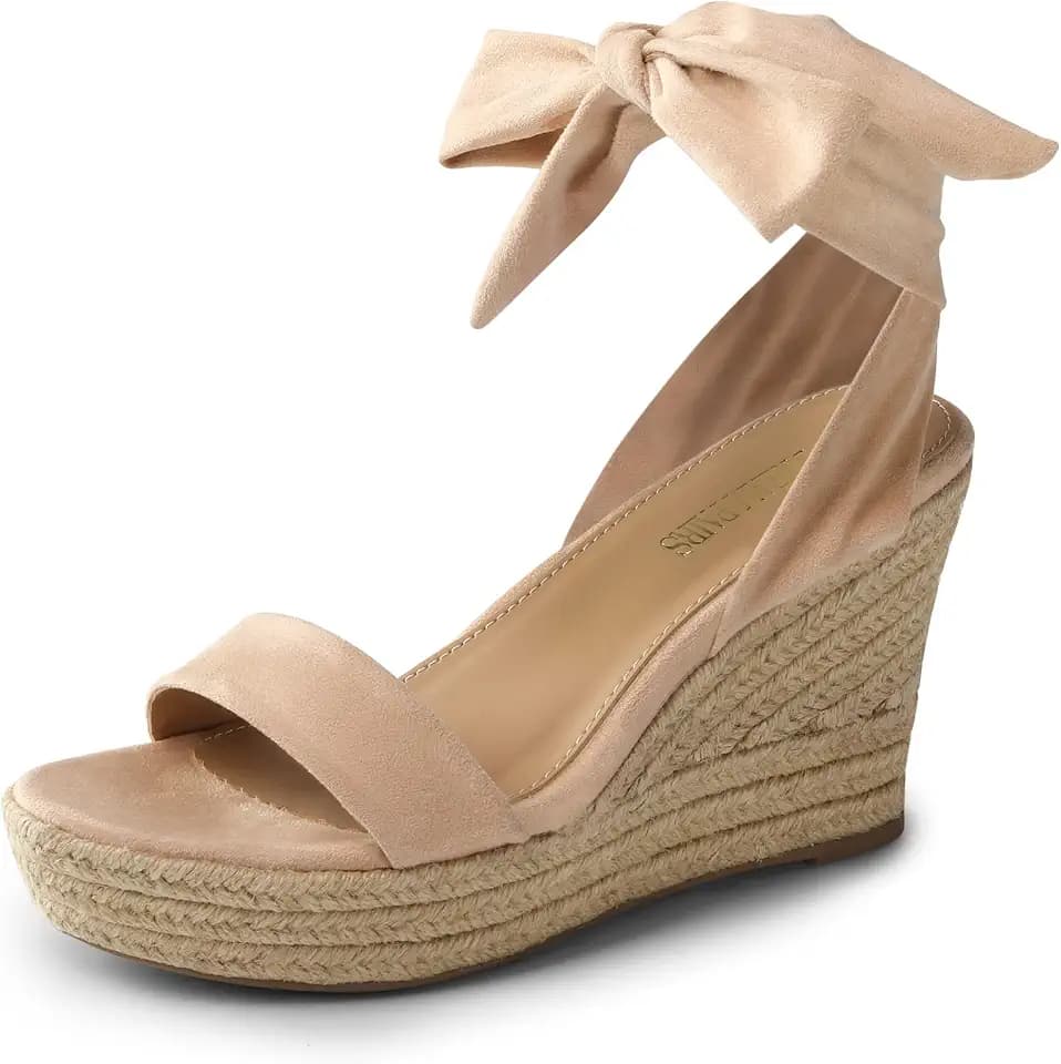 DREAM PAIRS Women's Espadrille Wedge Sandals