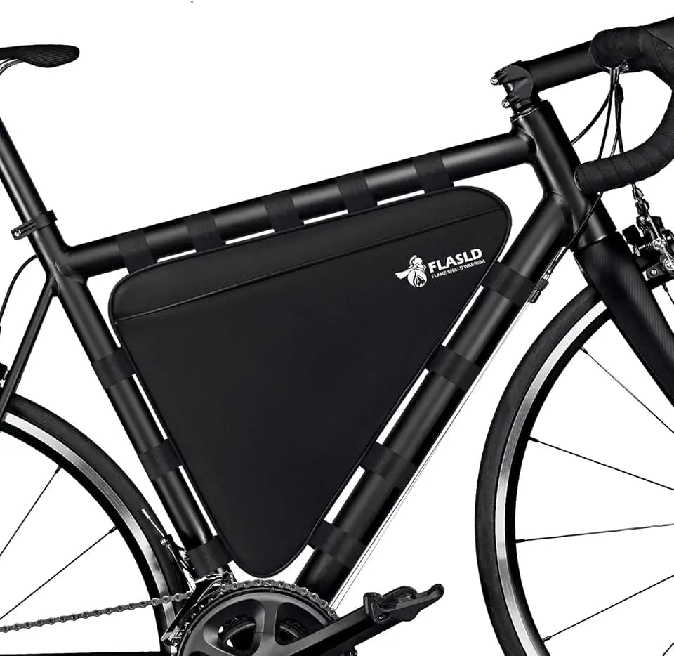 FLASLD Fireproof Electric Scooter Battery Hanging Bag, 15.3 x 5.9 x 4in Ebike Battery Bag, Electric Bike Bicycle Saddlebag, Storage Ebike Bag