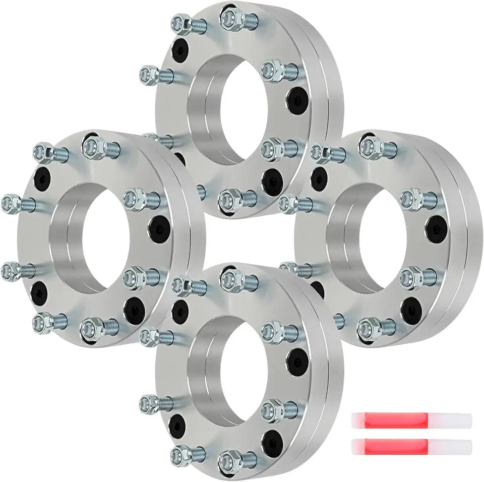 OCPTY 4PCS 6x5.5 to 8x180 Wheel Spacers Adapters 2" inch 108mm Hub Bore