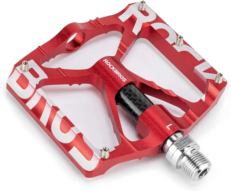 ROCKBROS Fahrradpedale Aluminium CNC mit abgedichtetem Lager, 9/16"-Gewinde