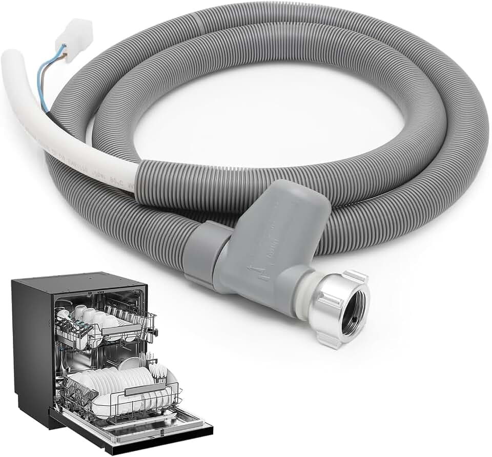 Aquastop Zulaufschlauch 1,85m Universal Aquastop Schlauch für Spülmaschine und Waschmaschine, Kompatibel mit Miele Bosch Siemens AEG Electrolux Zanussi Beko LG Samsung 10499862 7638500 7638501