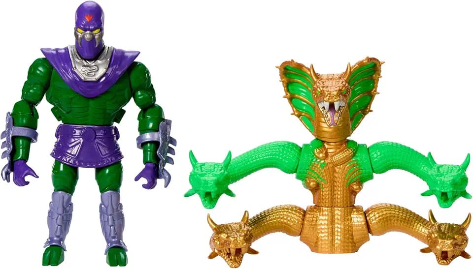 Masters of the Universe Origins Turtles of Grayskull Deluxe Actionfigur, beweglicher mutierter König Hiss verkleidet als Fußsoldat, TMNT und MOTU Bösewicht-Spielzeug, JBN07