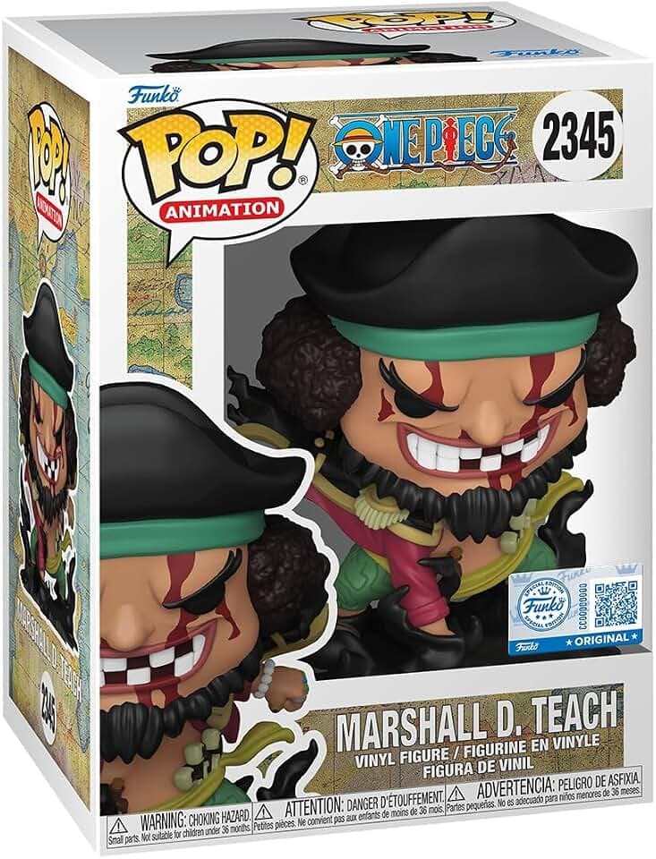 Funko POP! Animation: One Piece - Blackbeard - Amazon Exclusive