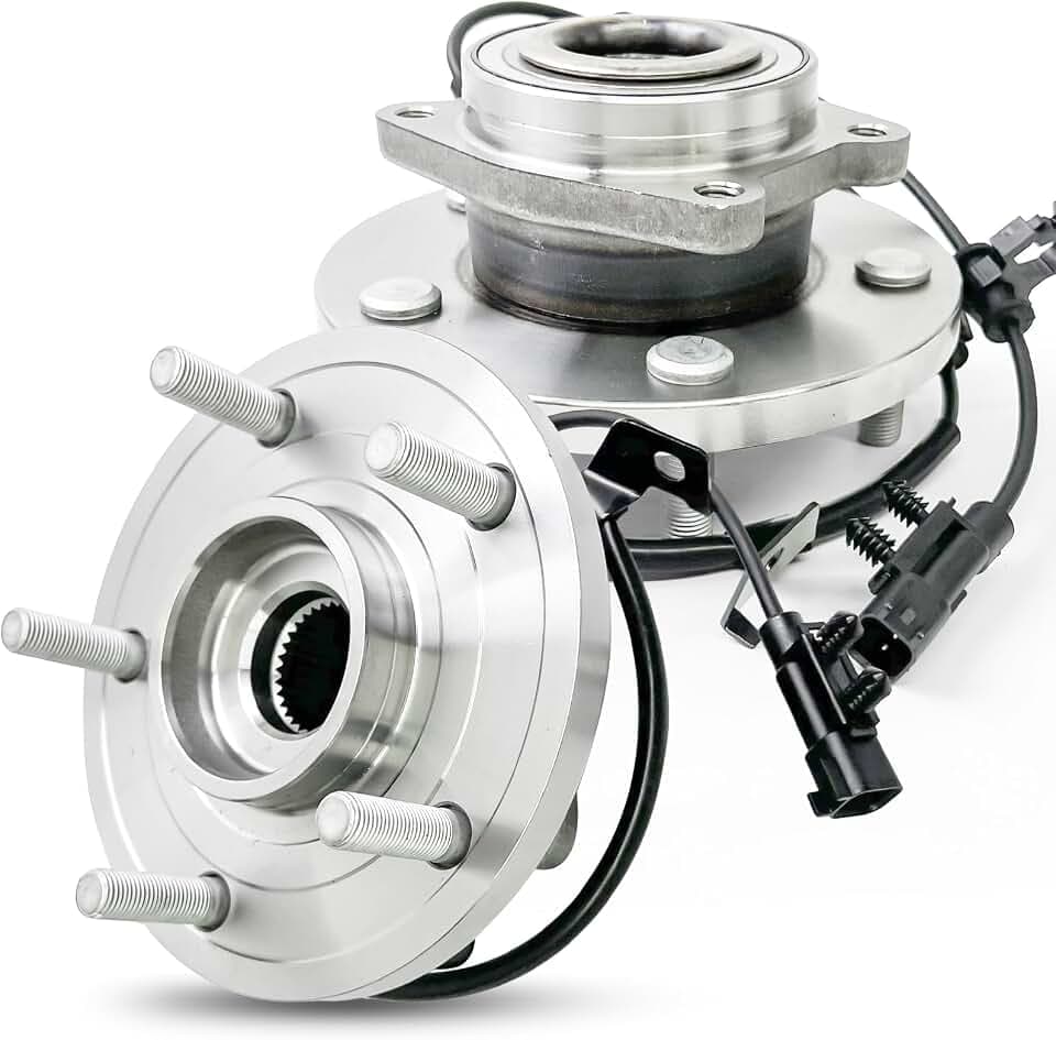 Pair 512478 + 512479 Rear Wheel Bearing Hub Assembly Compatible with Dodge Journey 2.4L 2009-2018, for Dodge Journey 3.5L 2009-2010, 3.6L 2011-2018, 5 Lugs w/ABS