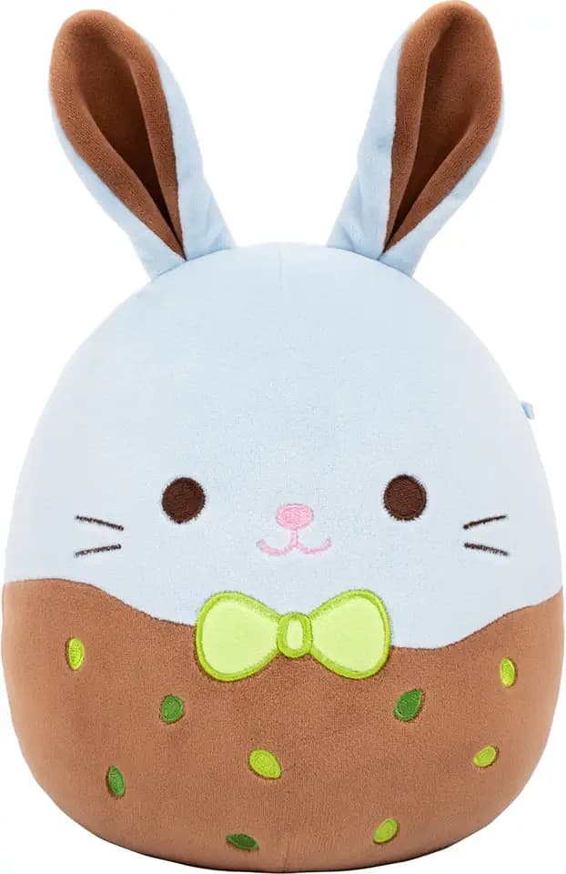 Squishmallows Original 8in Fergal the Chocolate-Dipped Light Blue Bunny with Pistachio – Official Jazwares Plush (Little)