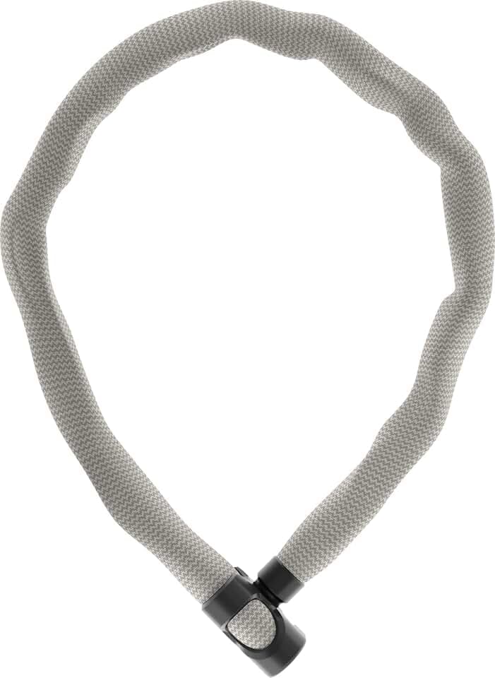 ABUS Kettenschloss IVERA Chain 7210 – Fahrradschloss mit hochflexibler IvyTex-Kunstfaserummantelung – ABUS Sicherheitslevel 8