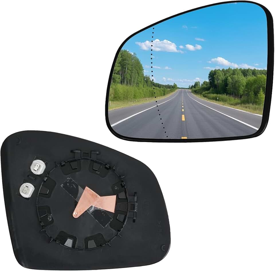 Spiegelglas für TWINGO 3 2014-2024, Außenspiegel Glas für FORTWO/FORFOUR 2014-2021, Links, Beheizbar, Asphärische
