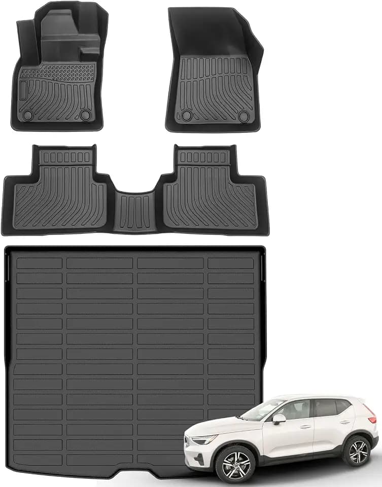 Floor Mats & Cargo Liner for 2019-2026 Volvo XC40 (Not for Recharge)