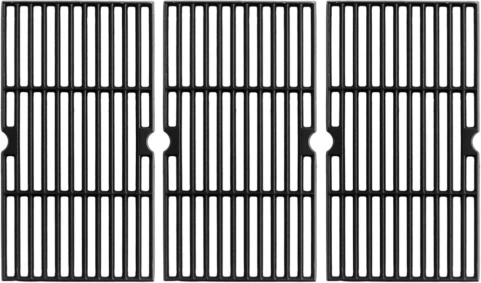 Charbrofire BG2824B Grates Grill Replacement Parts for Expert Grill Grates BG2824BP Cooking Grate BG2824BN XG16-096-034-00 XG17-096-034-04 Cast Iron Cooking Grates 3 Pieces