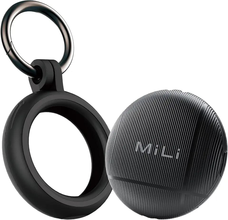 MiLi Air Tracker Tags for iOS and Android, Bluetooth Tracker for Apple Find My/Google Find Hub. Key Finder Item Locator for Luggage, Bags,Suitcase, Backpack