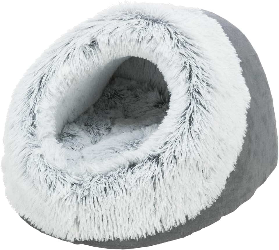 Trixie Harvey Höhle, 35 × 26 × 41 cm, Grau/Weiß-Schwarz
