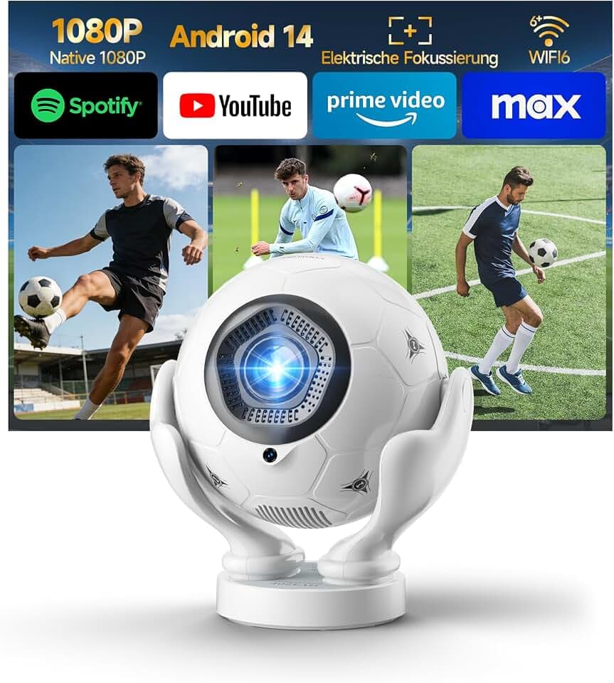Magcubic Mini Beamer 4K mit Native 1080P Full HD & 400 ANSI