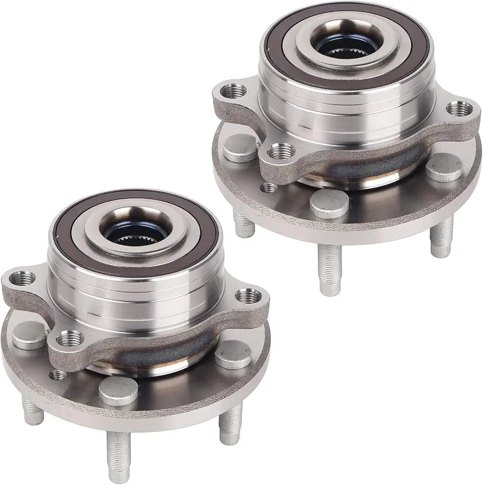 PAROD 2pcs 512460 Front/Rear Wheel Hub and Bearing Assembly Compatible with 2011-2018 Ford Explorer, 2013-2019 Ford Police Interceptor Utility 5 Lugs Non-ABS