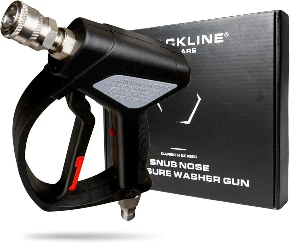 Blackline Snub Nose Pressure Washer Gun 5000 PSI, 3/8" Quick Connect Inlet