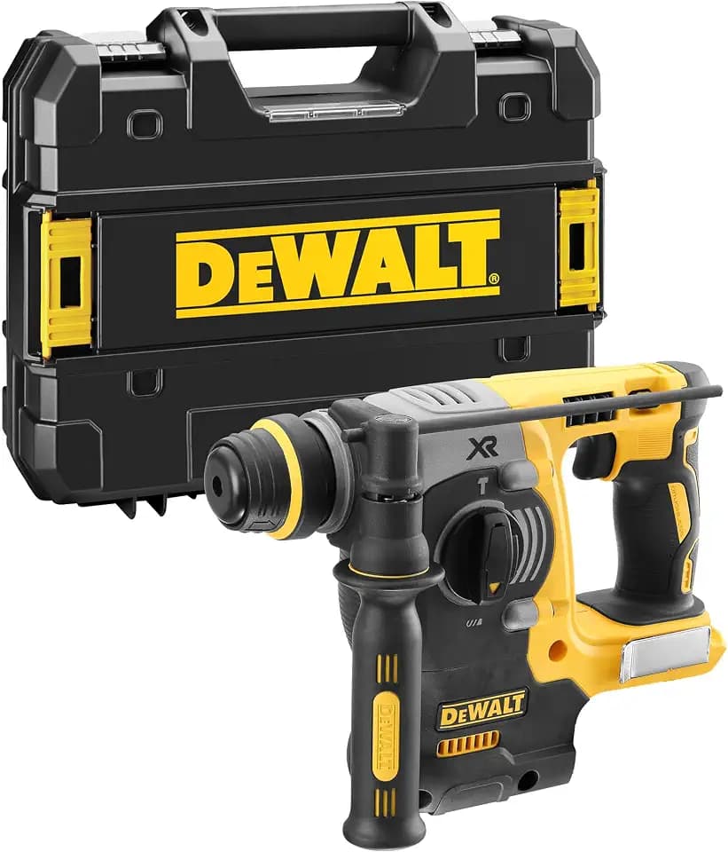 DEWALT SDS-plus XR Akku-Kombihammer/Schlagbohrmaschine (18V, bürstenlos, 24mm, ideal für Bohranker/Befestigungslöcher, Vibrationsreduzierung, ohne Akku & Ladegerät), DCH273NT