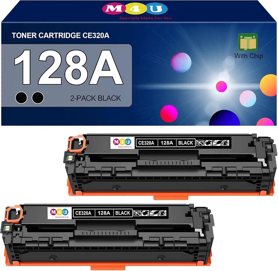 128A Black Toner Cartridges for HP CP1525nw CM1415fnw CP1525n CM1415fn