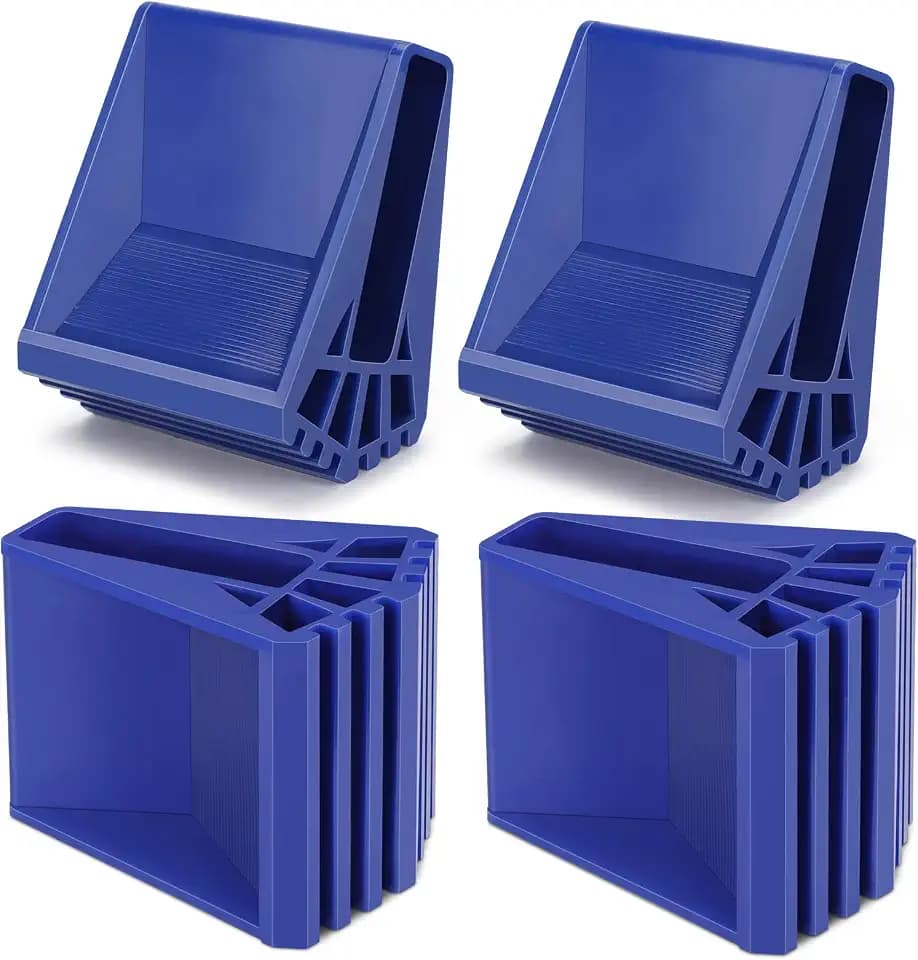 Leiter Gummifüße 4 Stück Gummi Leiterfüße Matte Rutschfeste Leiterfußabdeckung für Leiter Teleskopleitern Fischgrätleitern(Blau)