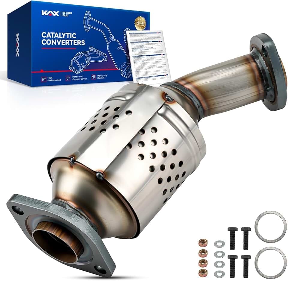 KAX 1PC High Flow Catalytic Converter Compatible with Toyota, Lexus RX300 1999-2003, Highlander 3.0L 2001-2003 Stainless Steel Catalyst Convertor OE 16191, 641173, 40470, 93259, 49506,EPA Compliant
