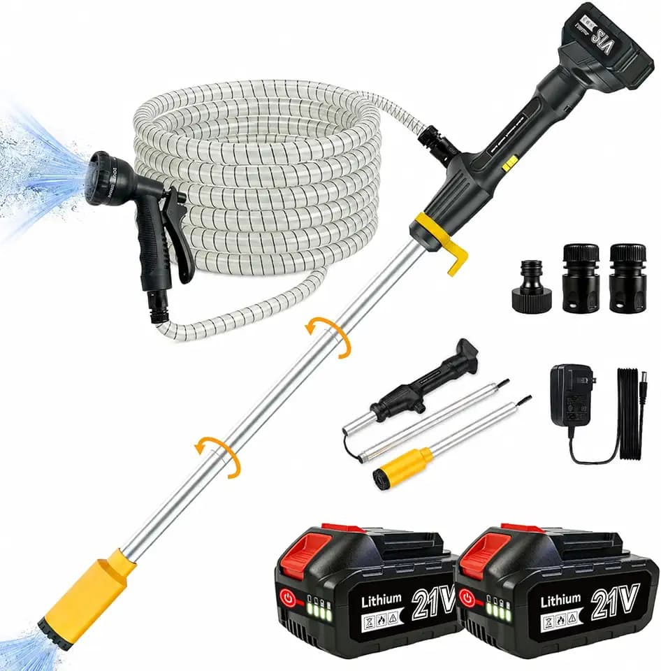 Cordless Stick Water Transfer Pump 770 GPH with 2x4.0Ah Batteries