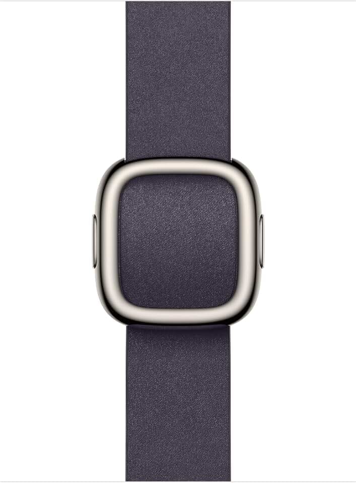 Apple Watch Band - Modernes Lederarmband - 42 mm - Mitternachtsviolett - Small