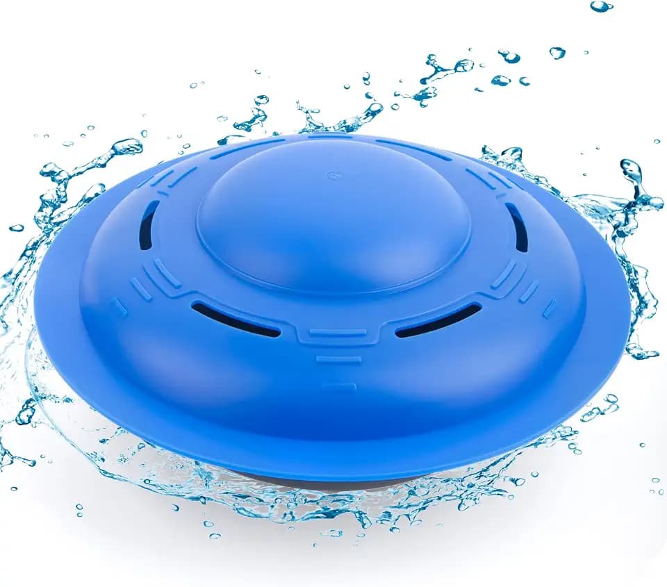 Pool Alarm for Inground & Above Ground Pools, Floating Pool Safety Alarm with Loud Alert, Adjustable Sensitivity, Easy Setup Protection for Kids and Pets, Pool Security System, Blue