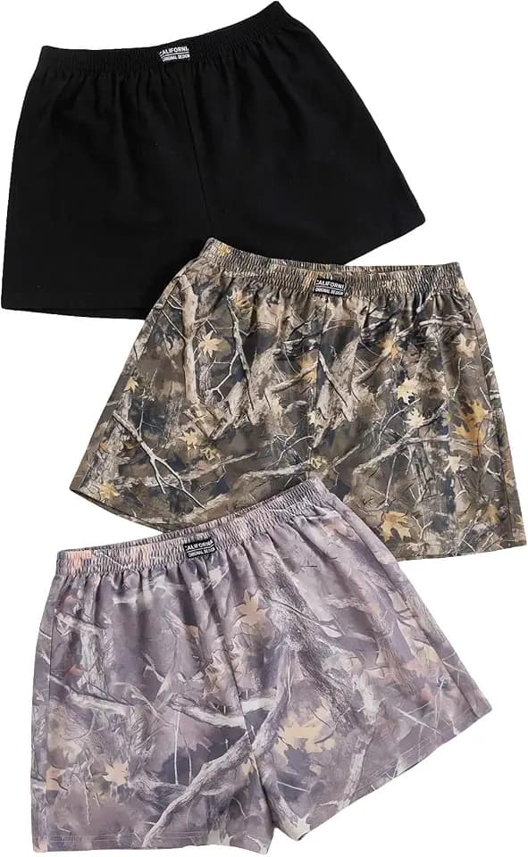 SOLY HUX Women's Summer Shorts 3 Packs Casual Comfy Shorts Sets