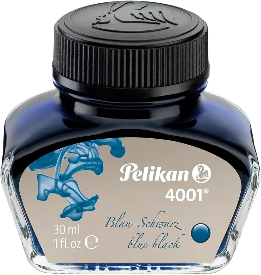 Pelikan Tintenglas Tinte 4001 Blau-Schwarz 30 ml, 1 Glas